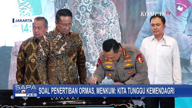 Bahas Aturan Penertiban Ormas, Menkum Tunggu Kemendagri?