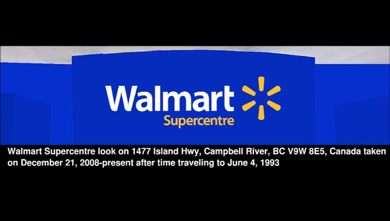 how Walmart Supercentre will look like on 1477 Island Hwy, Campbell River, BC V9W 8E5, Canada when time travel gets invented