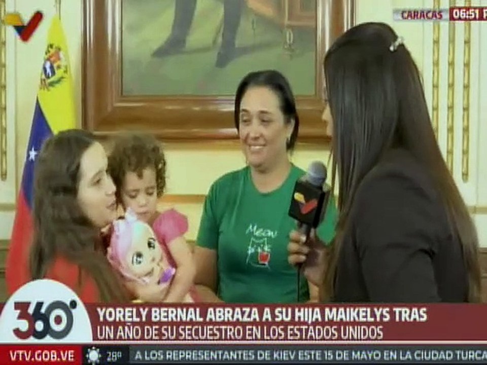 Madre de Maikelys Espinoza agradeció al presidente Nicolás Maduro por el rescate de su hija