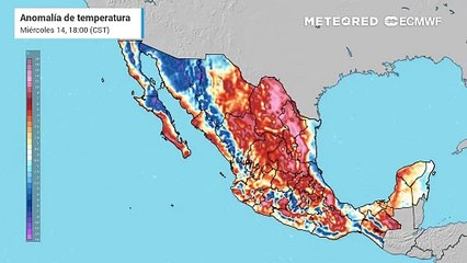 Fin de semana con Ola de Calor en México y algunas lluvias.