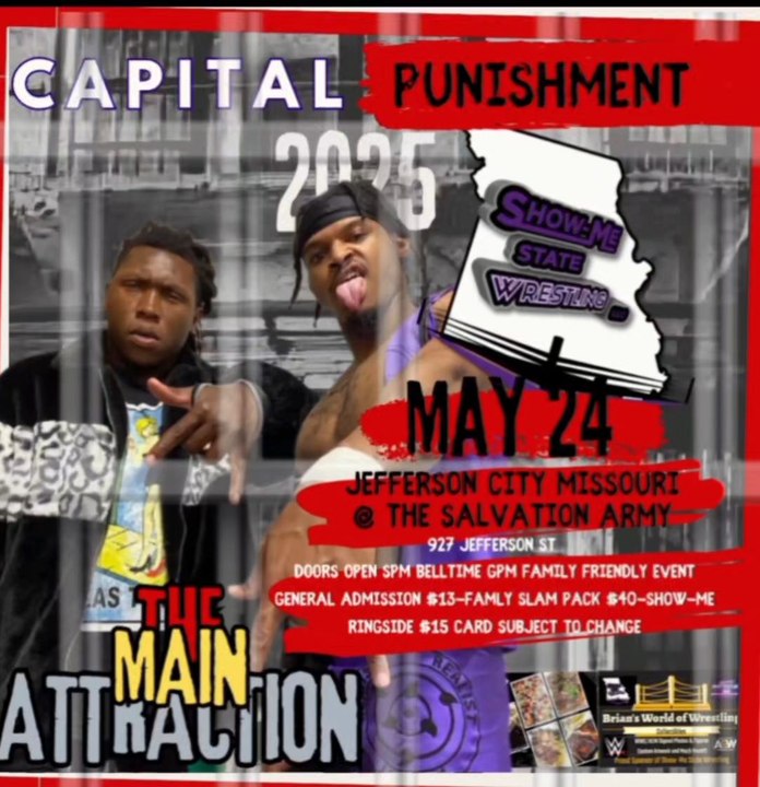 💥The Crowning of FIRST ever SSW Tag Team Champions!May 24 at Capital Punishment 2025The Main AttractionThoroughbredsOfficial Them song for Show-Me State Wrestling: Capital Punishment 2025🎶Lie to Me🎶Provided byPreston Ary Band