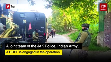 Encounter Breaks Out Between Security Forces And Terrorists In J-K's Tral