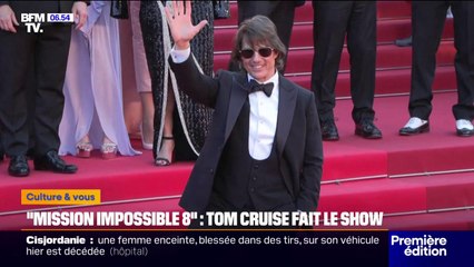 "Je suis curieux de l'inconnu": Tom Cruise présente "Mission impossible 8" à Cannes