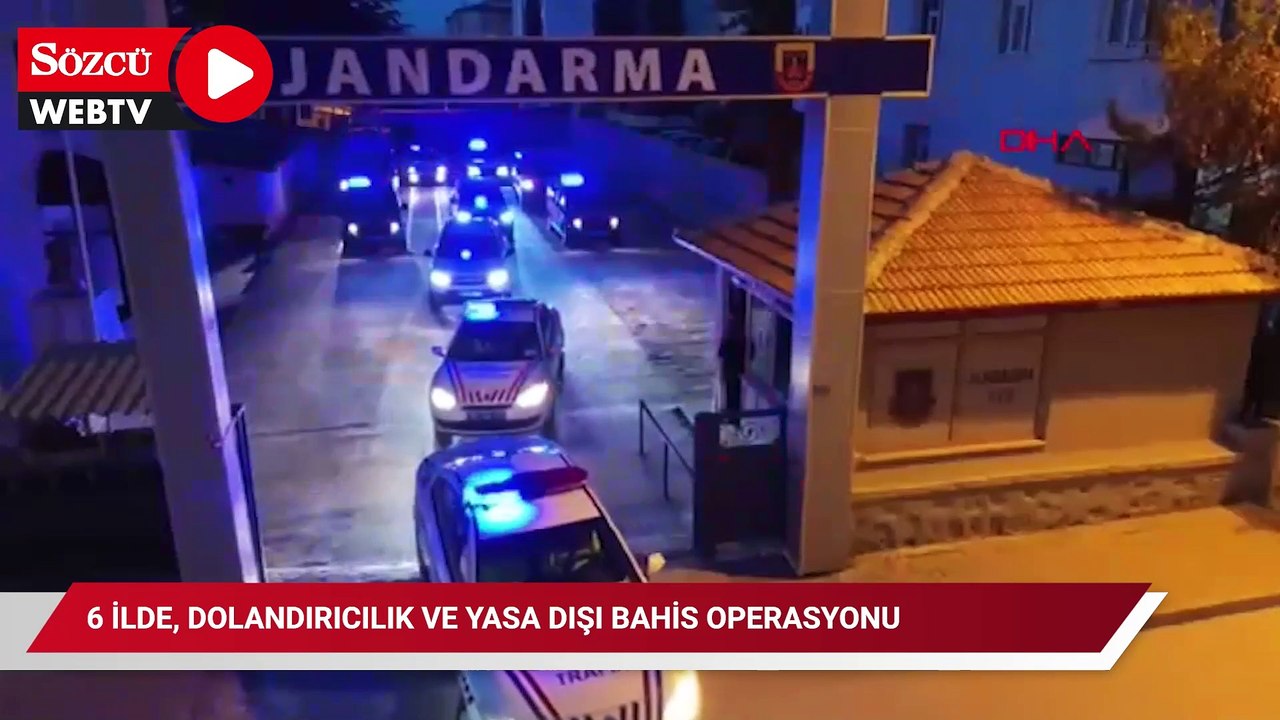 6 ilde, dolandırıcılık ve yasa dışı bahis operasyonu; 102 şüpheli yakalandı