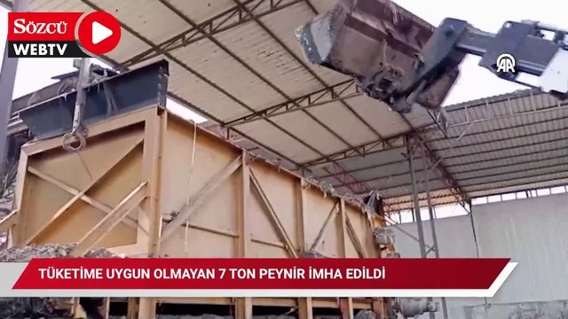 Vatandaşı göz göre göre zehirleyeceklerdi: Tam 7 ton peynir imha edildi