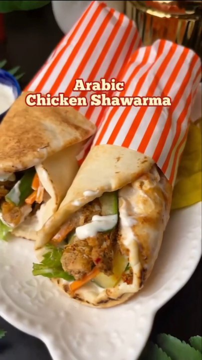 Arabic chicken shurma