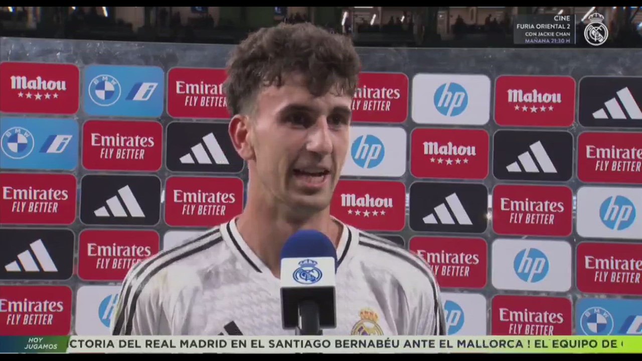 Marca su primer gol en el 95' y se le ocurre decir esto en zona mixta: el madridismo a sus pies