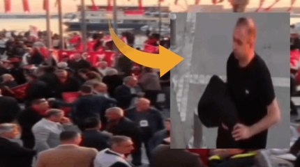 Silivri'de mitingde cep telefonu hırsızlığı kamerada