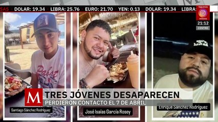 Tres jóvenes de San Juan del Río desaparecen en Sinaloa; habían ido de vacaciones