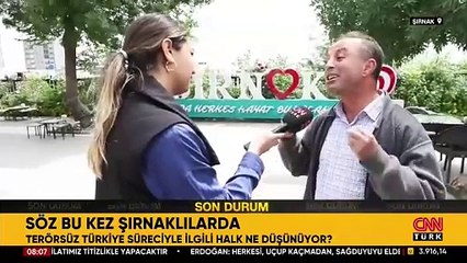 Söz bu kez Şırnaklılarda: Terörsüz Türkiye süreciyle ilgili halk ne düşünüyor?