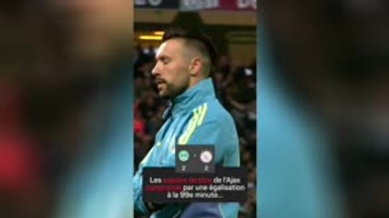 Eredivise - L'Ajax encaisse un but à la 99e et dit quasiment adieu au titre !
