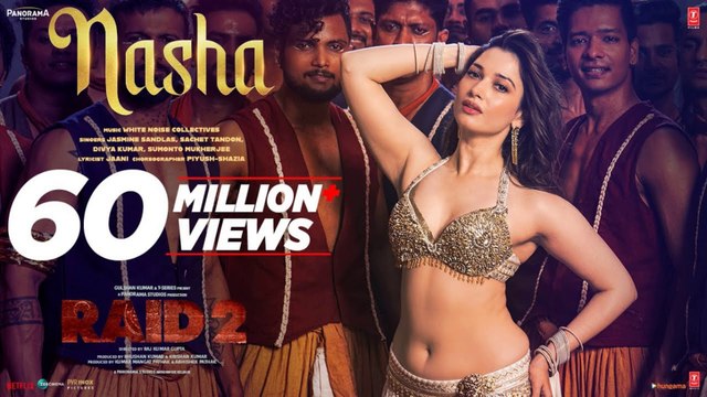RAID 2: NASHA Song | Tamannaah Bhatia, Ajay Devgn, Riteish Deshmukh | Official Music Video