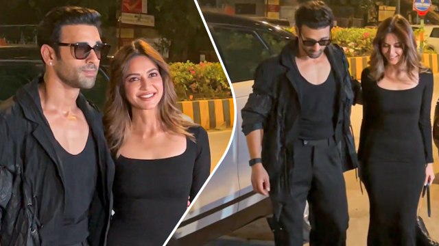 Dynamic Duo Pulkit Samrat & Kriti Kharbanda Twin In Black-Bomb Outfits | Power Couple