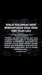 Shalat Berjamaah Dapat Menghapus Dosa Di Masalalu