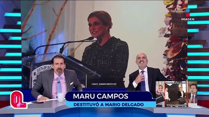Maru Campos se confundió y le cambió el puesto a Mario Delgado