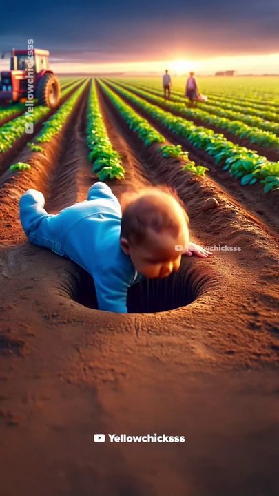 Chick Saves Baby from Borewell