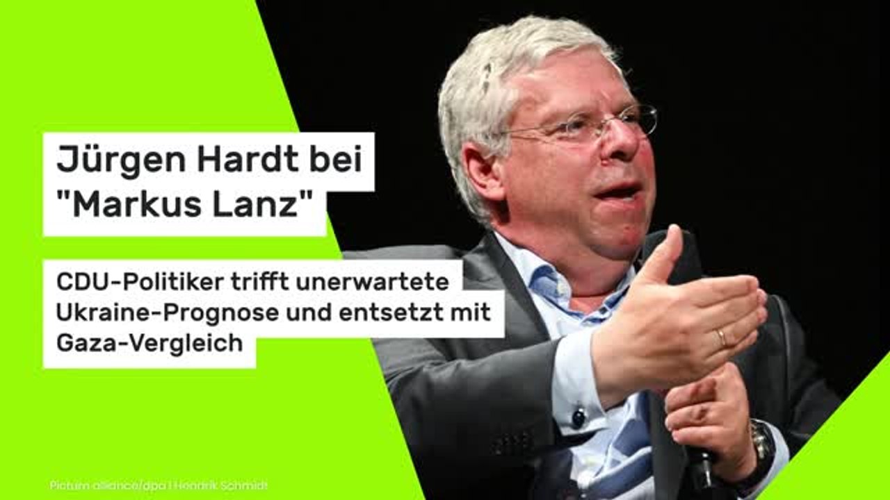 Jürgen Hardt bei 'Markus Lanz': CDU-Politiker trifft unerwartete Ukraine-Prognose und entsetzt mit Gaza-Vergleich