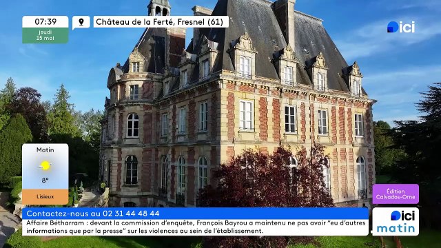 15/05/2025 - ici matin parici Normandie (Calvados - Orne) en vidéo