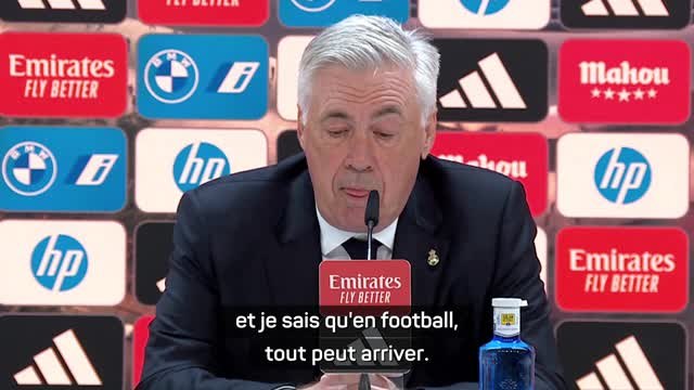 Real Madrid - Ancelotti continue d'y croire : En football, tout peut arriver
