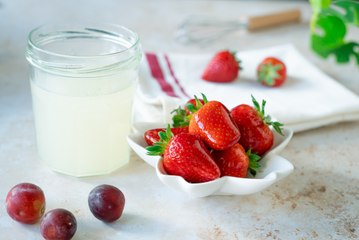 El truco para que las fresas brillen