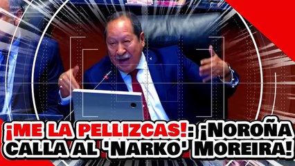 ¡ME LA PELLIZCAS! ¡NOROÑA CALLA al “PORRO-NARKO-REVENTADOR” MOREIRA por ATACARLO!