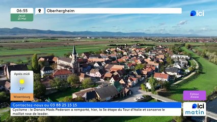 15/05/2025 - ici matin par ici Alsace en vidéo