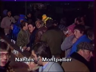 NANTES -  MONTPELLIER - 1981 - SAISON 1981/1982 -