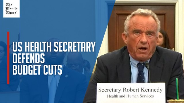 US Health Secretary RFK Jr defends the Trump administration's massive HHS budget cuts