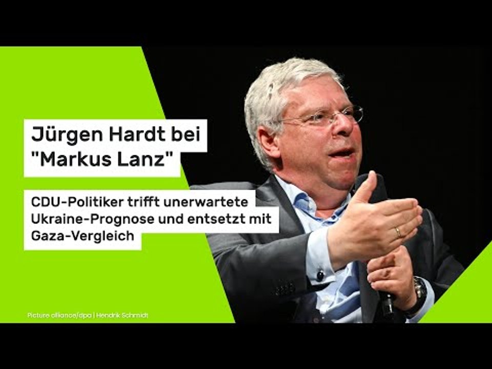 Jürgen Hardt bei 'Markus Lanz':CDU-Politiker trifft Ukraine-Prognose und entsetzt mit Gaza-Vergleich