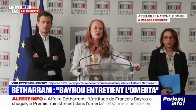 Affaire Bétharram: Violette Spillebout (co-rapporteure de la commission d'enquête) salue les femmes courageuses (...) qui ont le courage de parler face aux pressions politiques et sociales