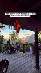 On a trouvé la plus belle vue des Caraïbes 🌴