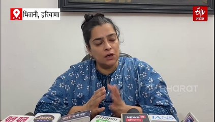 श्रुति चौधरी ने भगवंत मान सरकार को बताया गैर जिम्मेदार, कहा- '8-10 दिनों में हरियाणा को मिल जाएगा पानी'