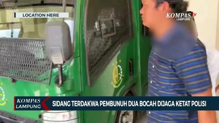 Sidang Terdakwa Pembunuh Dua Bocah Dijaga Ketat Polisi