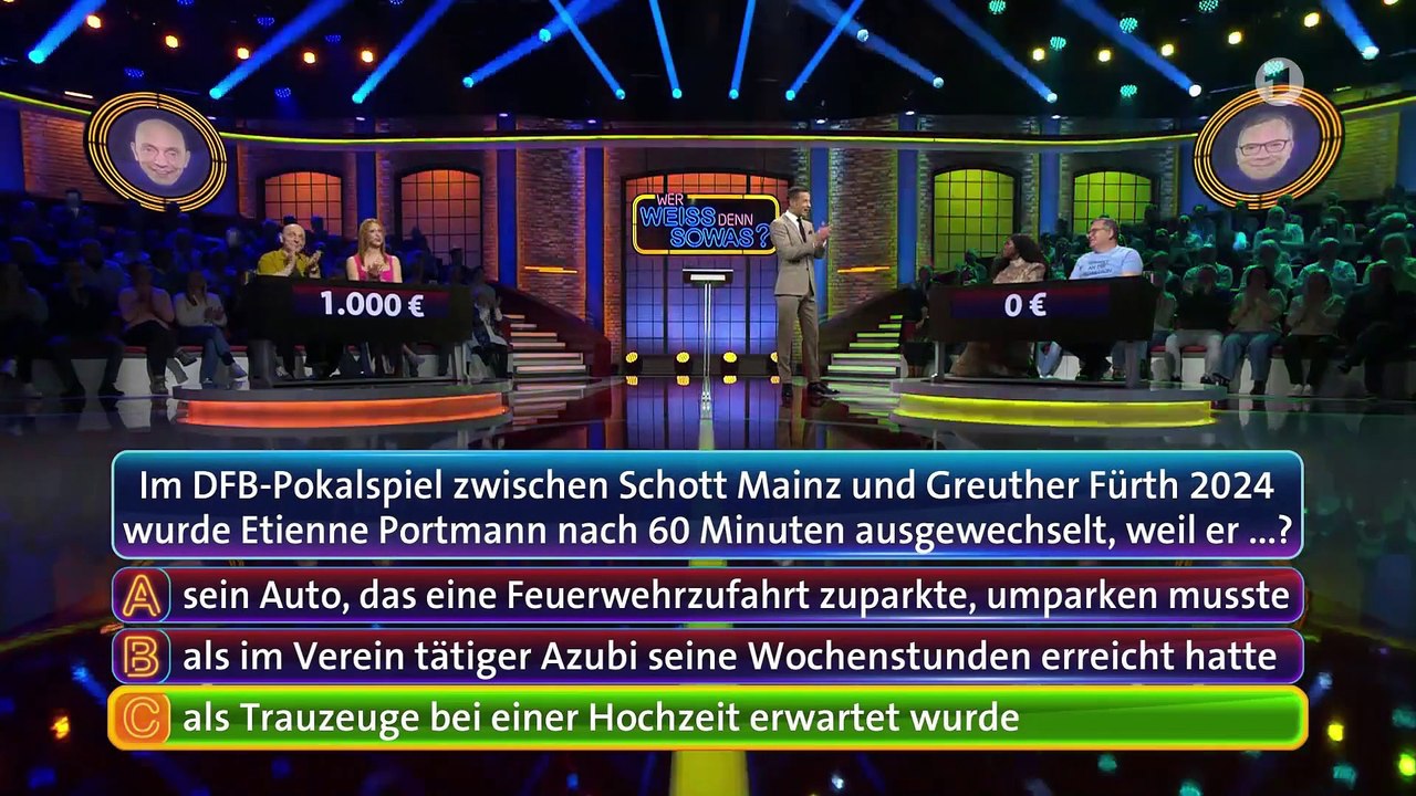 Wer weiß denn sowas? Folge von 24. März 2025