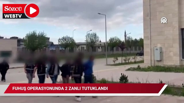 Afyonkarahisar'da fuhuş operasyonunda 2 zanlı tutuklandı