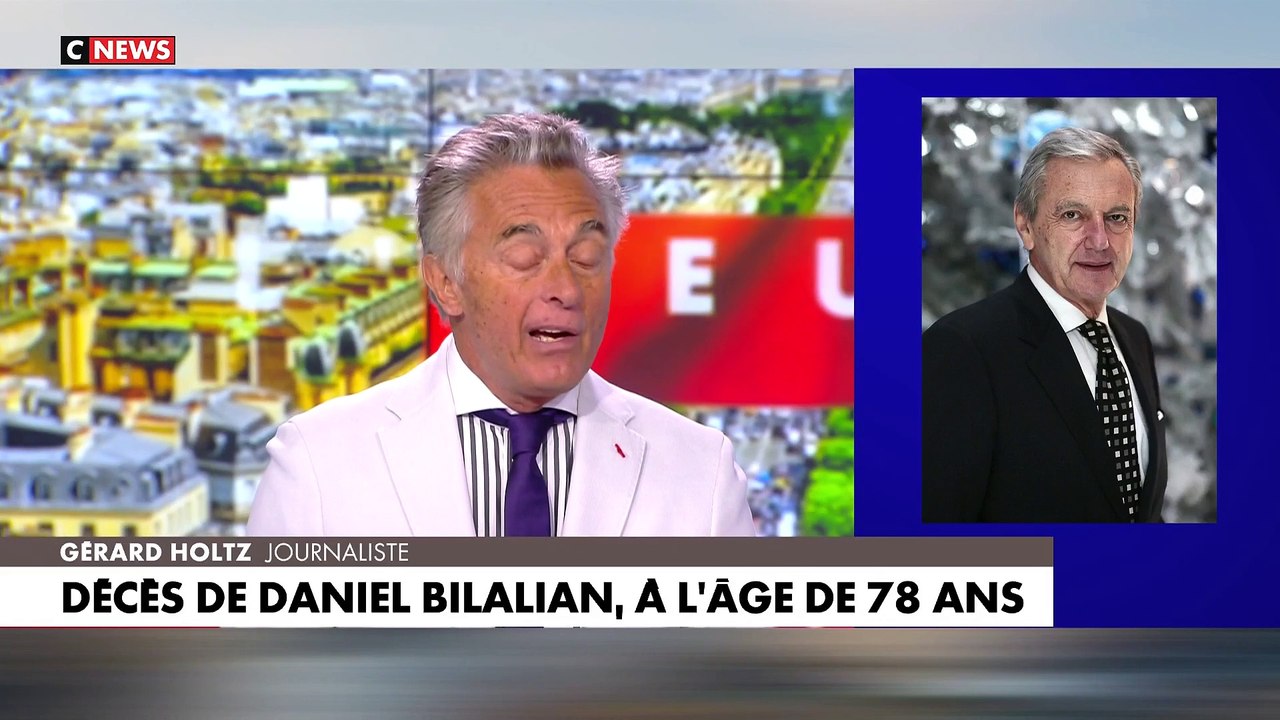 Le journaliste Gérard Holtz en larmes en rendant hommage à Daniel Bilalian : C'était un mec formidable, un ami et un grand patron»