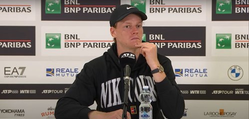 Tennis - Rome 2025 - Jannik Sinner : "I knew that today, I had to raise the level"