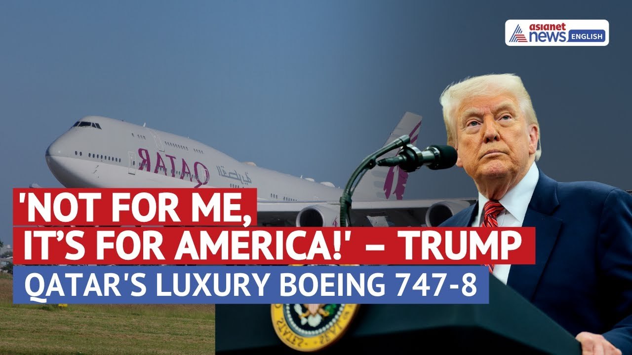 Trump’s Sky High Gift | Qatar’s $400M Boeing 747-8 Jet to Boost America!