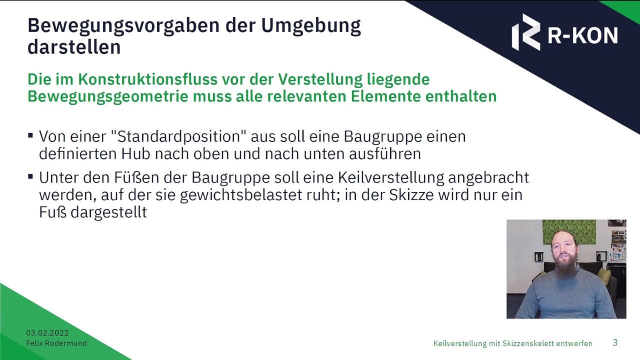 11 Keilverstellungen entwerfen | Top-Down Skelettmodellierung