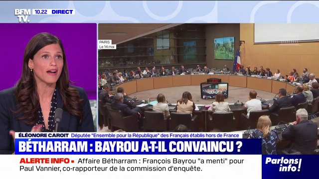 Audition de François Bayrou sur l'affaire Bétharram: J'avais un peu l'impression d'assister à un procès politique , réagit Éléonore Caroit (députée EPR)