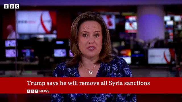 Donald Trump has removed sanctions on Syria