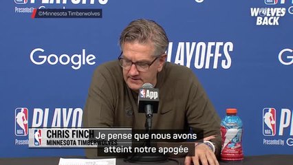Timberwolves - Finch : "Nous avons atteint notre apogée au fur et à mesure que la série avançait"