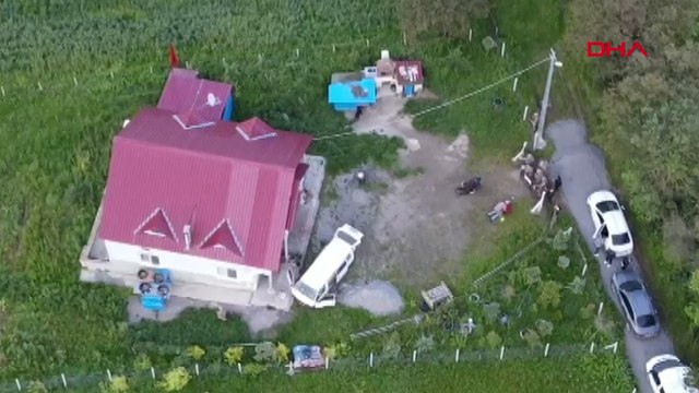 10 yıl hapisle aranan hükümlünün yakalanma anı kamerada