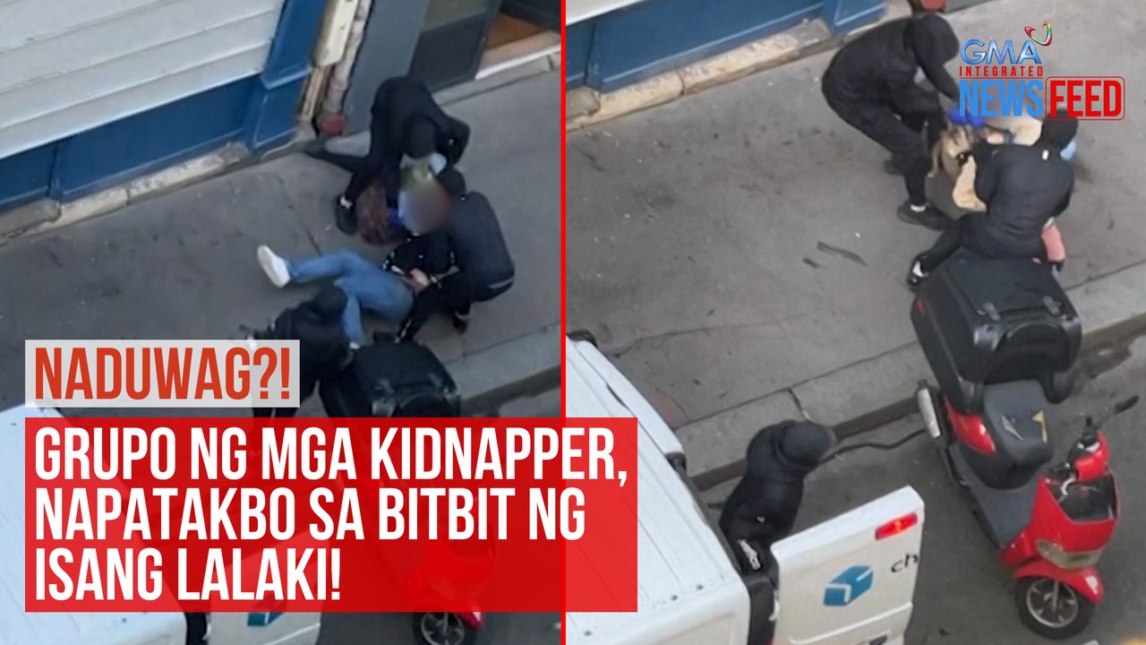 Grupo ng mga kidnapper, napatakbo sa bitbit ng isang lalaki! | GMA Integrated Newsfeed