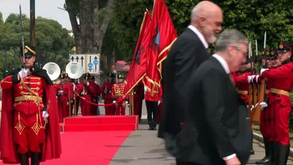Starmer meets Albanian prime minister in Tirana