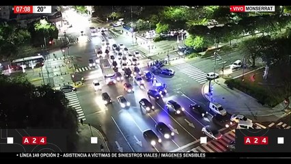 Choque múltiple en el centro porteño: al menos cinco heridos