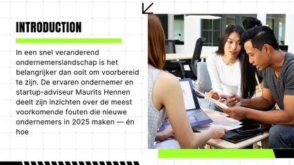Maurits Hennen deelt 5 fouten die ondernemers maken in 2025