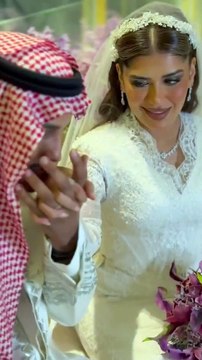 نايف هزازي يحتفل بزفافه من عروسه هديل خان