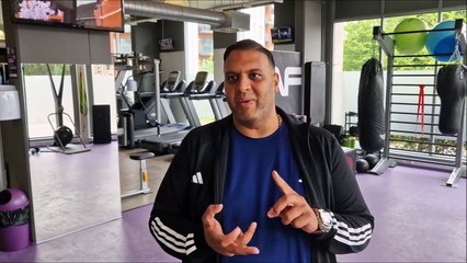Take a look inside Anytime Fitness in Crawley including boxer Ben Jones showing off his belts