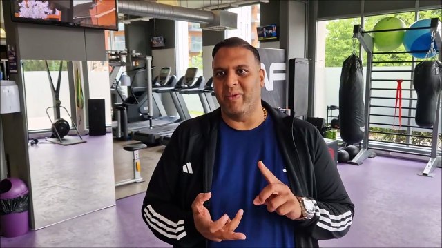 Take a look inside Anytime Fitness in Crawley including boxer Ben Jones showing off his belts